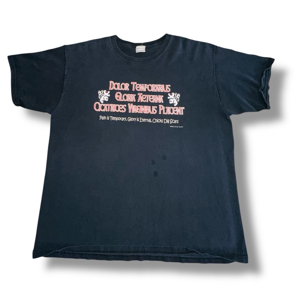 Men’s Fruit Of The Loom 2005 Latin Pain Is Temporary T-Shirt